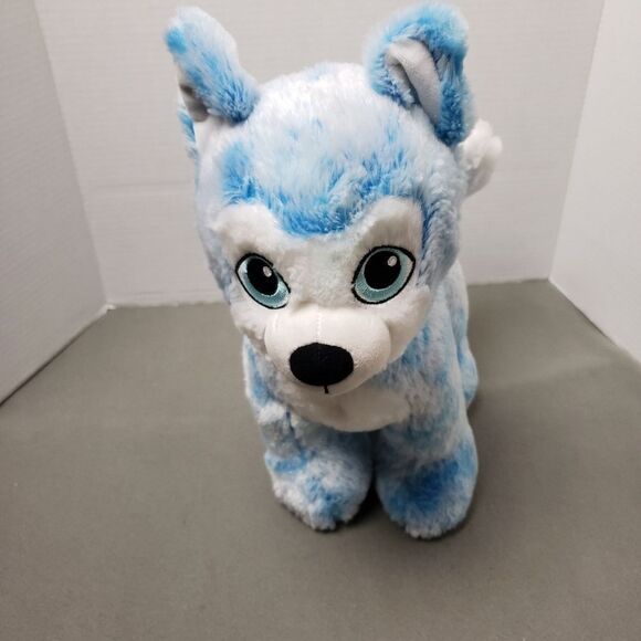 2019 Build a Bear Blue Blast Husky Dog 14" Plush - Picture 3 of 14
